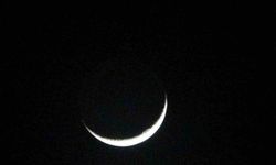 Van'da 2026'nın ilk hilal ay görsel şölen sundu