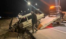 Yola fırlayan domuza çarpan otomobil sürücüsü hayatını kaybetti