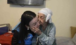 101 yaşındaki hastaya evde özel bakım