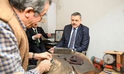 45 yıllık Oltu taşı ustası Hali Aydın'a vefa