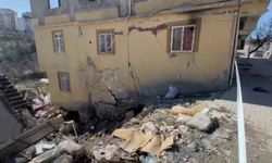 Adıyaman'da heyelan nedeniyle iki ev hasar gördü