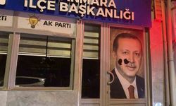 AK Parti Marmara ilçe binasına taşlı saldırıyla ilgili 1 kişi gözaltına alındı