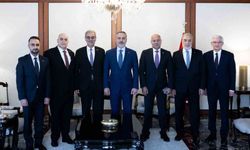 Bakan Fidan, GYUK Başkanı Ali Şaat'ı kabul etti