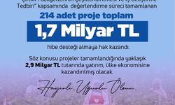 Bakan Yumklı: '214 proje, toplam 1,7 milyar lira hibe desteği almaya hak kazandı'
