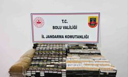 Bolu'da binlerce kaçak makaron ve tütün ele geçirildi