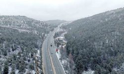Çorum'da kar yağışı etkili oluyor