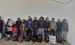 Edirne'de 14 düzensiz göçmen yakalandı