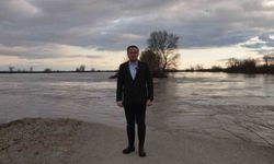 Edirne'de yüzlerce dönüm tarım arazisi sular altında