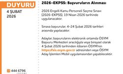 EKPSS 19 Nisan'da yapılacak