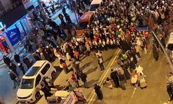 Erzurum'da Ramazan'a fener alaylı karşılama