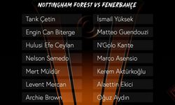 Fenerbahçe'nin, Nottingham Forest maçı kamp kadrosu belli oldu