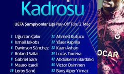 Galatasaray'ın Juventus maçı kadrosu belli oldu