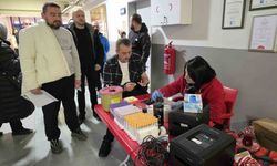 İlkokulda kan bağışı kampanyasına destek