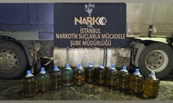 İstanbul'da uyuşturucu operasyonu: 183 kilogram sıvı metamfetamin ele geçirildi