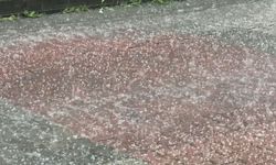 Kağıthane'ye dolu yağdı