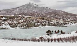 Kahramanmaraş'ta baraj ve göletler buz tuttu