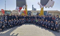 Karaman'da İl Özel İdaresine alınan araçlar törenle hizmete başladı