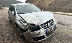 Kayak merkezine gitmek için yola çıkan aile kaza yaptı: 3 yaralı