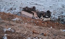 Konya'da kamyonet şarampole devrildi: 4 yaralı