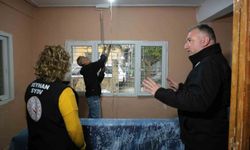 Otogarda söyledikleriyle yürekleri dağlayan çocuk ve ailesi, yeni evlerine kavuştu