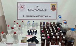 Sahte alkolleri piyasaya sürecekti, jandarma yakaladı