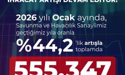Savunma ve havacılık sanayiinden 2026'nın ilk ayında 555,3 milyon dolarlık ihracat
