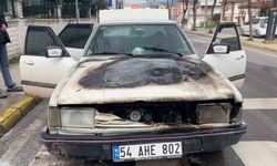 Seyir halindeki araçta yangın