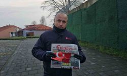 Türkiye Gazetesi dağıtıcısından duygulandıran hareket