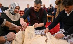 Vali Mustafa Çiftçi, Yazıpınar köyünde tel helvası geleneğine katıldı