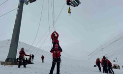 Van'da nefes kesen çığ tatbikatı gerçeği aratmadı