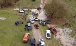 Yağmur ve çamur off-road tutkunlarını durduramadı