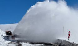 2 bin 540 rakımlı Sahara Geçidi'ne çığ düştü