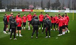 A Milli Futbol Takımı, Romanya maçı hazırlıklarını sürdürdü