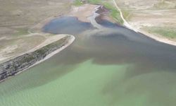 Adıyaman'ın kanalizasyon atığı Atatürk Barajı'nı siyaha bürüdü