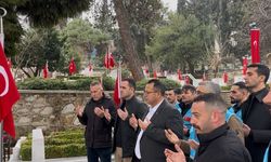 Bayram öncesinde şehitler unutulmadı