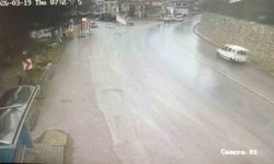 Bursa'da Bayram arifesinde feci kaza kamerada: 7 yaralı