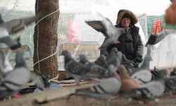 'Çocukların Kuşçu Dedesi' kuşlar için meydanı terk etmiyor