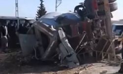 Devrilen beton mikserinin sürücüsü hayatını kaybetti