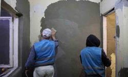 Diyarbakır'da ihtiyaç sahibi vatandaşın evi 'denetimli serbestlik hükümlülerince' onarıma alındı