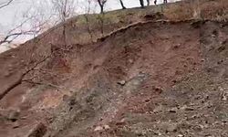 Elazığ'da toprak kayması