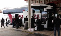 Gaziantep'te otogarda bayram yoğunluğu