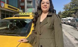 İzmir'de taksi direksiyonunda kadın gücü
