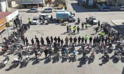 Jandarmadan motosiklet sürücülerine güvenli sürüş eğitimi