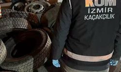 Kamyonet lastiğine gizlenmiş 3 milyon liralık kaçak sigara ele geçirildi