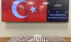 Kastamonu'da 9 bin 642 adet sentetik ecza hapı ele geçirildi