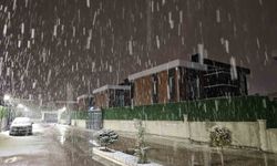 Kayseri'de kar yağışı