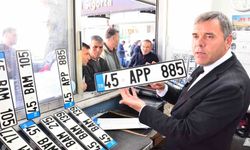 Manisa'da APP plaka yoğunluğu: 2 günde bin plaka değiştirildi