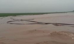 Mardin'de sağanak hayatı felç etti: Dereler taştı, ahır çöktü