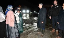 Milletvekili Arslan Tatar Kasrik'teki sel bölgesinde incelemelerde bulundu