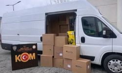 Muş'ta 1 milyon 110 bin adet makaron ele geçirildi